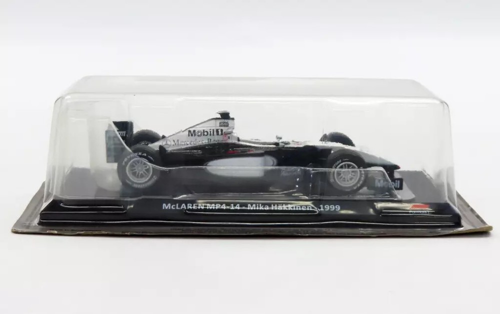 Minicar  1/24 Mclaren Mp4-14 --Mika Hakkinen -1999 1 Black Silver Big Weekly