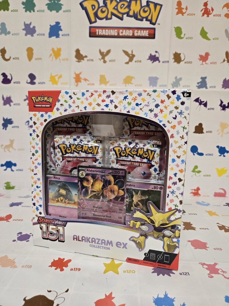 Pokémon TCG: Scarlet & Violet 151 Alakazam EX Collection Booster Box New