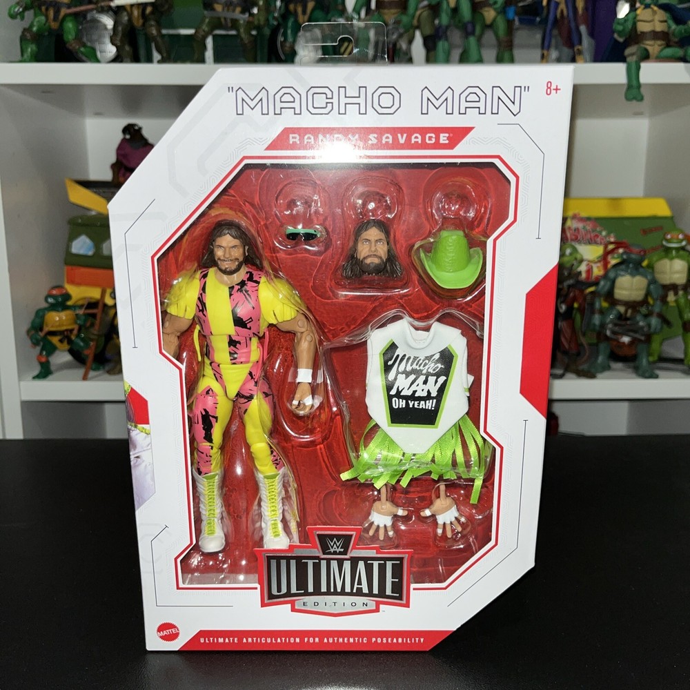 WWE Macho Man RANDY SAVAGE  Mattel Ultimate Edition Series 8 WWF NWO WCW FIGURE