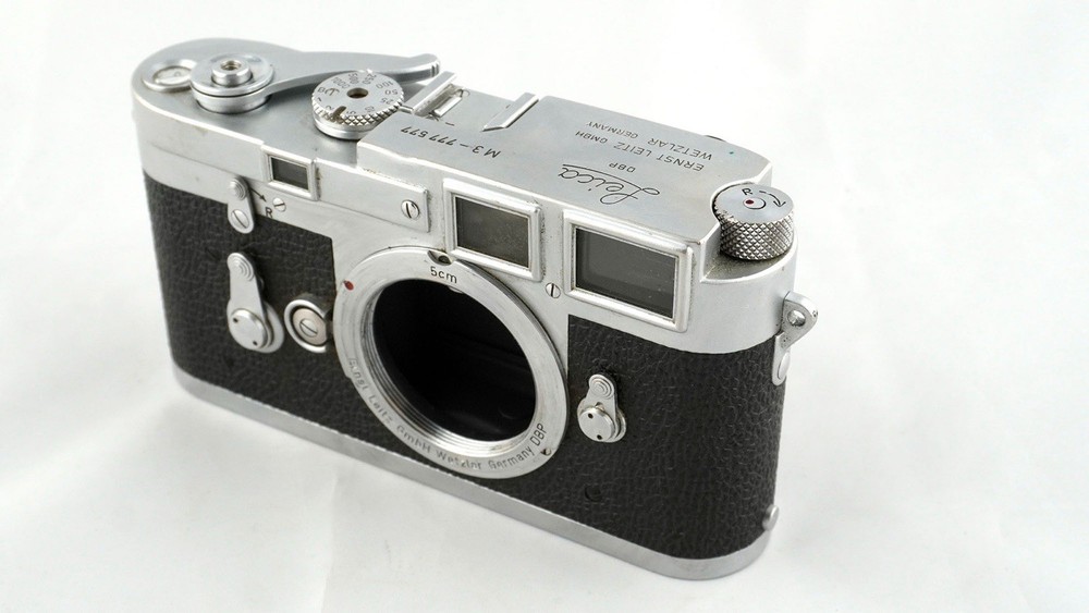 Original Leica M3 S.N. 777577 DBP Rangefinder Camera Body White Face Germany
