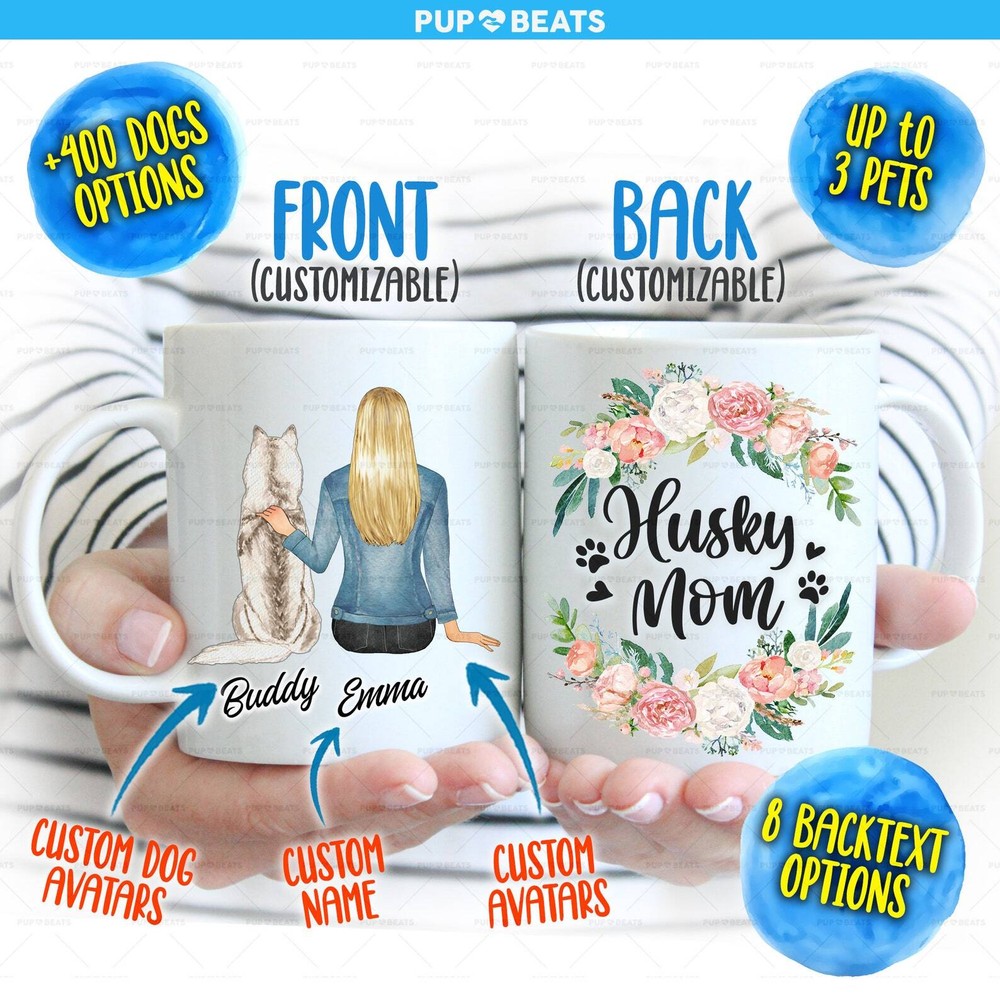 Personalized Dog Mom Mug Dog Coffee Mug Dog Lover Mug Pet Mug Dog Mom Gift Dog