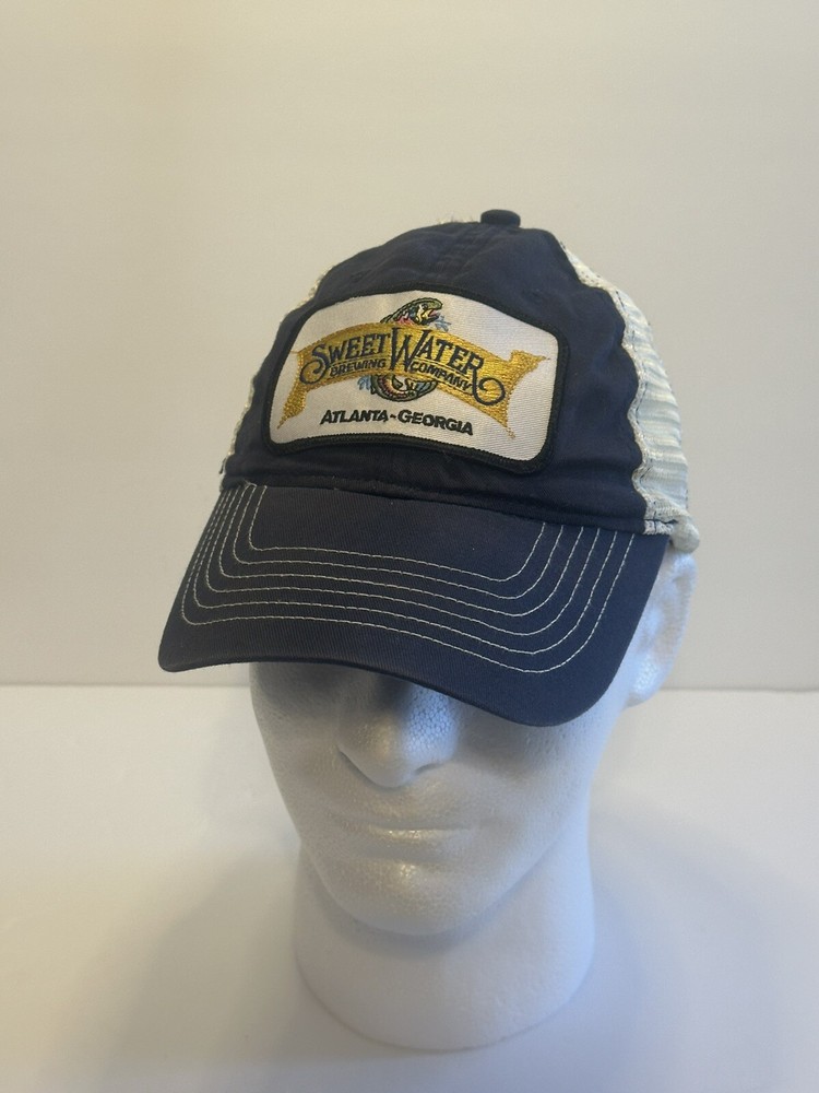 Sweetwater Brewing Co Hat Cap Beer - Trucker Snapback  - Distressed Adjustable