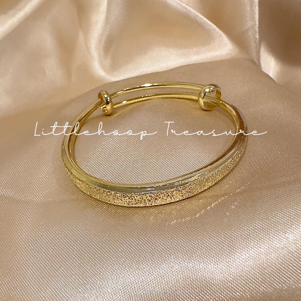 22K Gold Filled Adjustable Bracelet for Girls & Toddlers