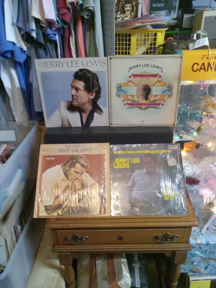 Lot Of 4 Jerry Lee Lewis  Vinyl Albums LP  Southern Roots Best Of Chance On Me
