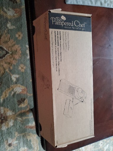 Pampered Chef Ultimate Mandoline Slicer #1087 Complete Set in Box Excellent Used Condition