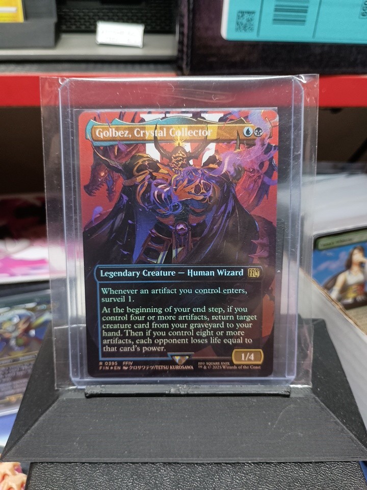 Golbez Crystal Collector Borderless Final Fantasy Foil Card