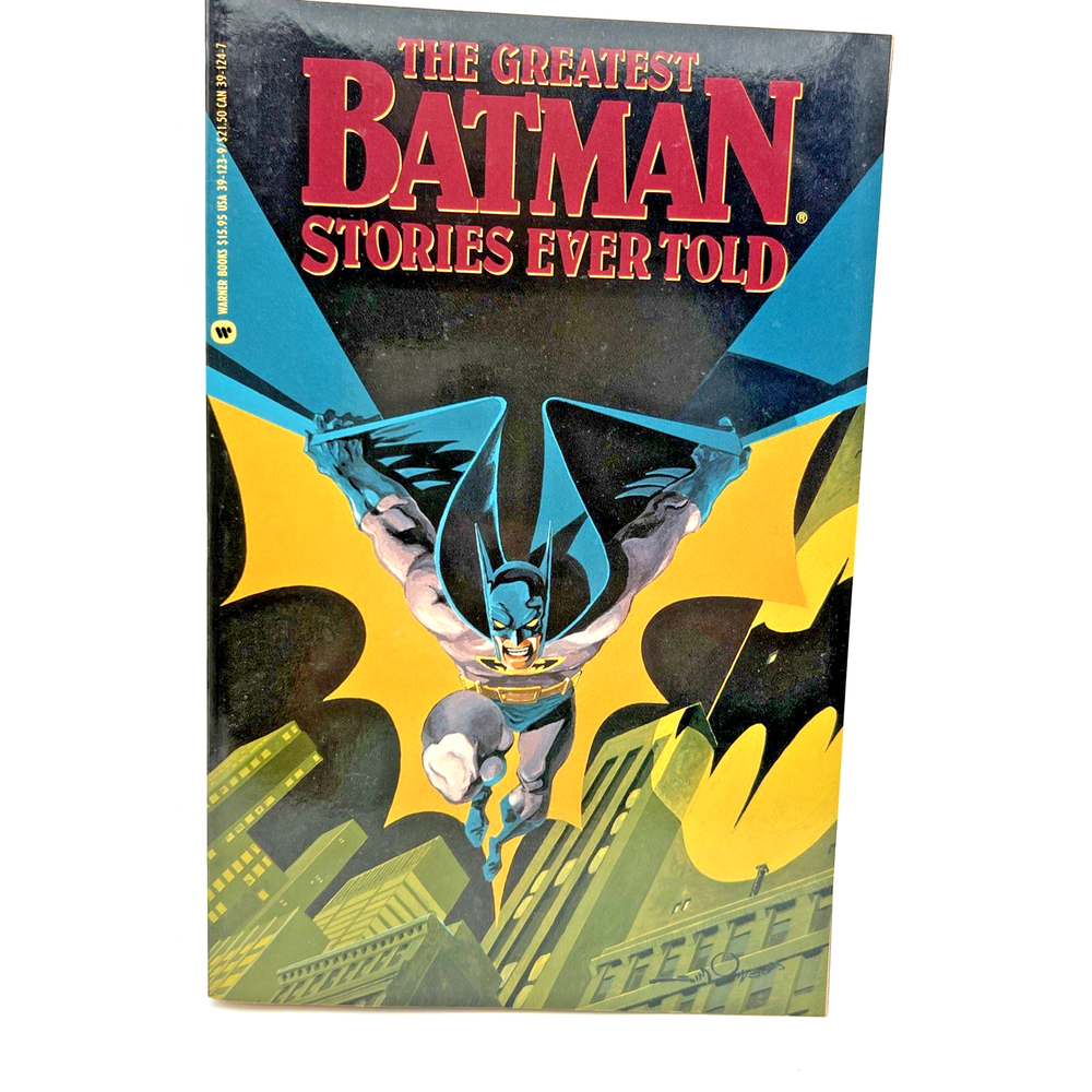 The Greatest Batman Stories Ever Told (Warner Books June 1989)