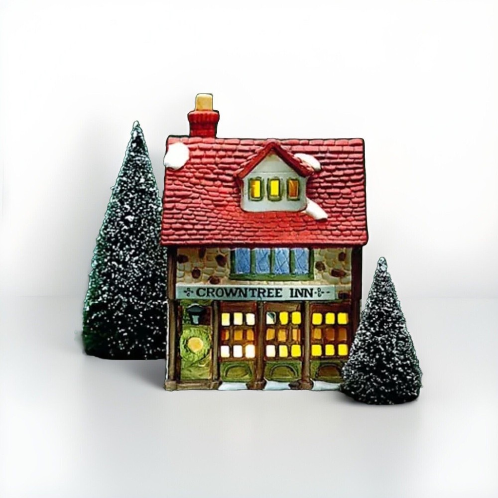 Dickens Christmas Village Crowntree Inn Heritage Collection EUC