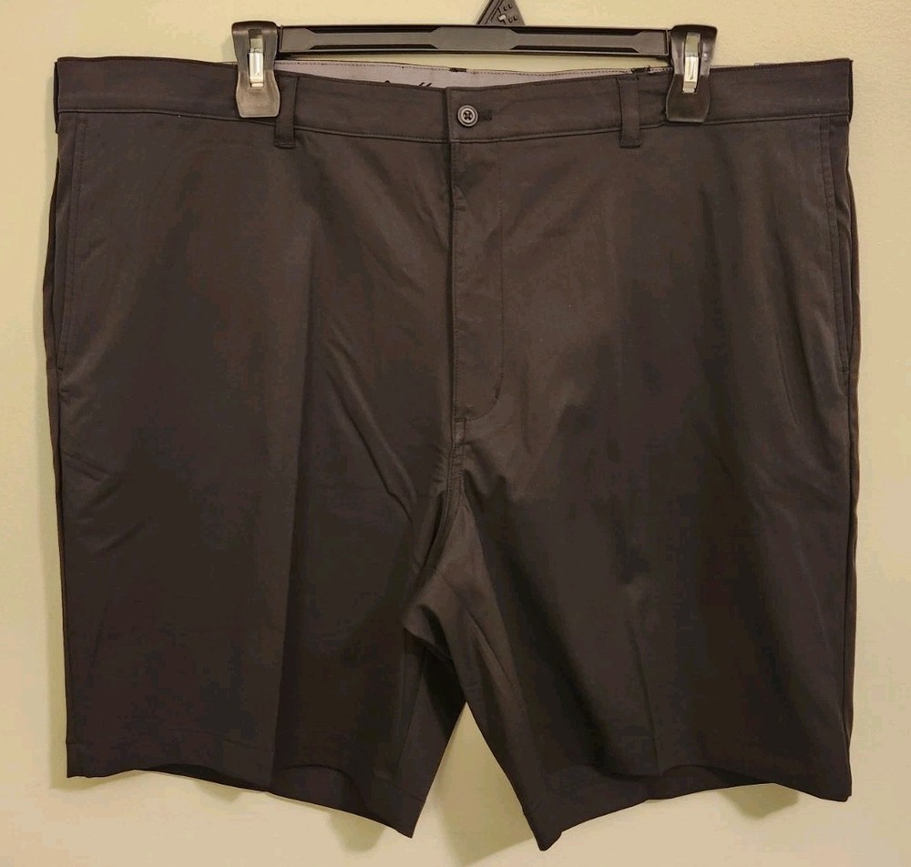 Ben Hogan Men's SIZE 46 Golf Shorts with Active Waistband BLACK Caviar #10725