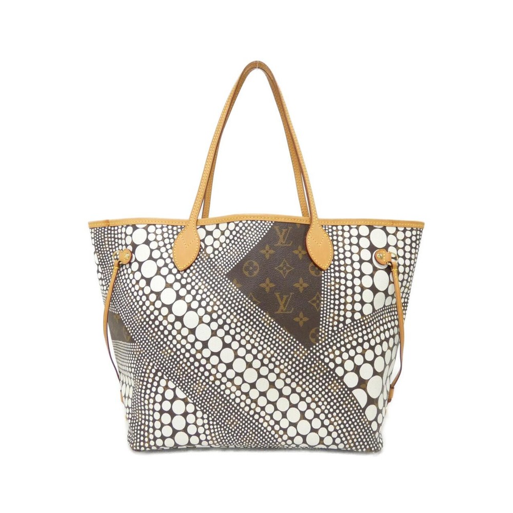 Authentic Louis Vuitton Monogram Wave Neverfull MM Yayoi Kusama Bag M40684