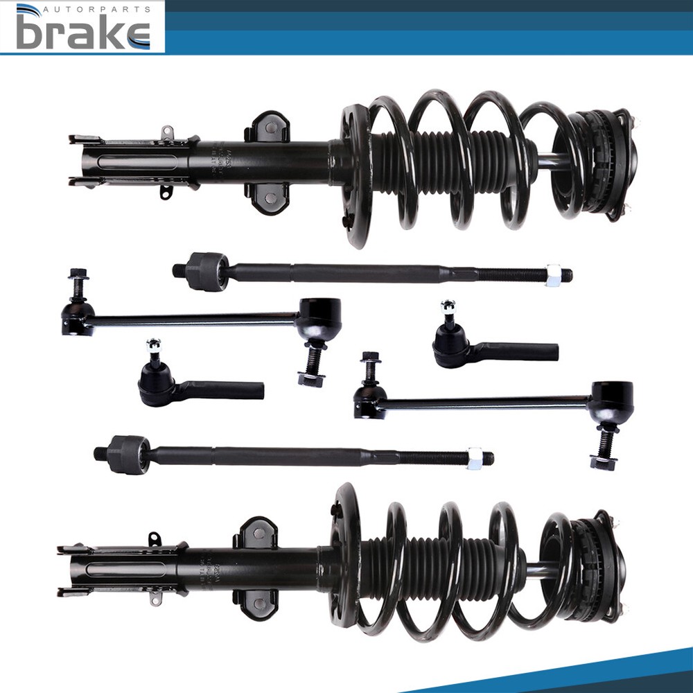 2007-2016 Dodge Grand Caravan Chrysler Town & Country Front Suspension Strut Tie Rods Sway Bar Link Kit
