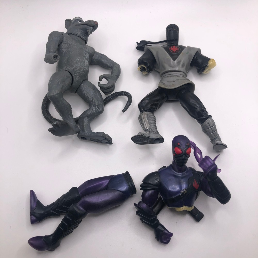 Playmates Teenage Mutant Ninja Turtles BROKEN LOT of Figures Custom Fodder
