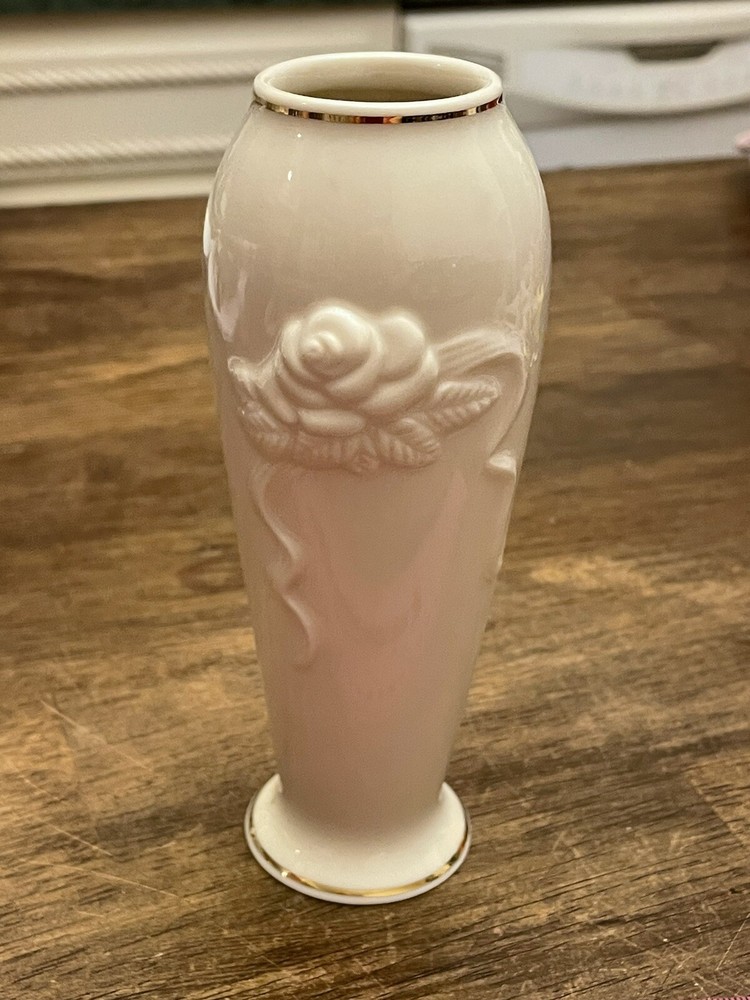 Lenox Rosebud Collection Blossom Bud Vase with Gold Trim 5
