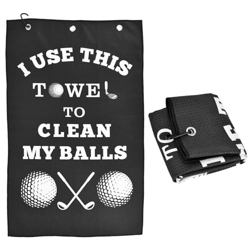 Golf Gifts for Men, Fathers Day Anniversary Dad Gifts from Black-clean My Ball