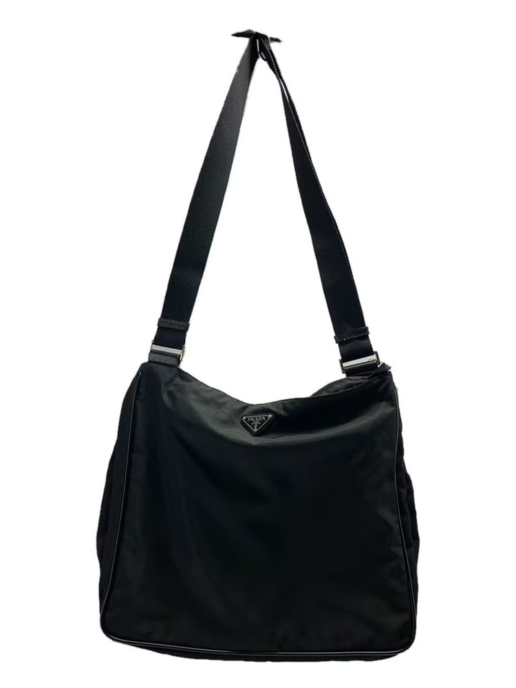 RARE Prada Black Nylon Shoulder Bag 8XGVJW3 Vintage