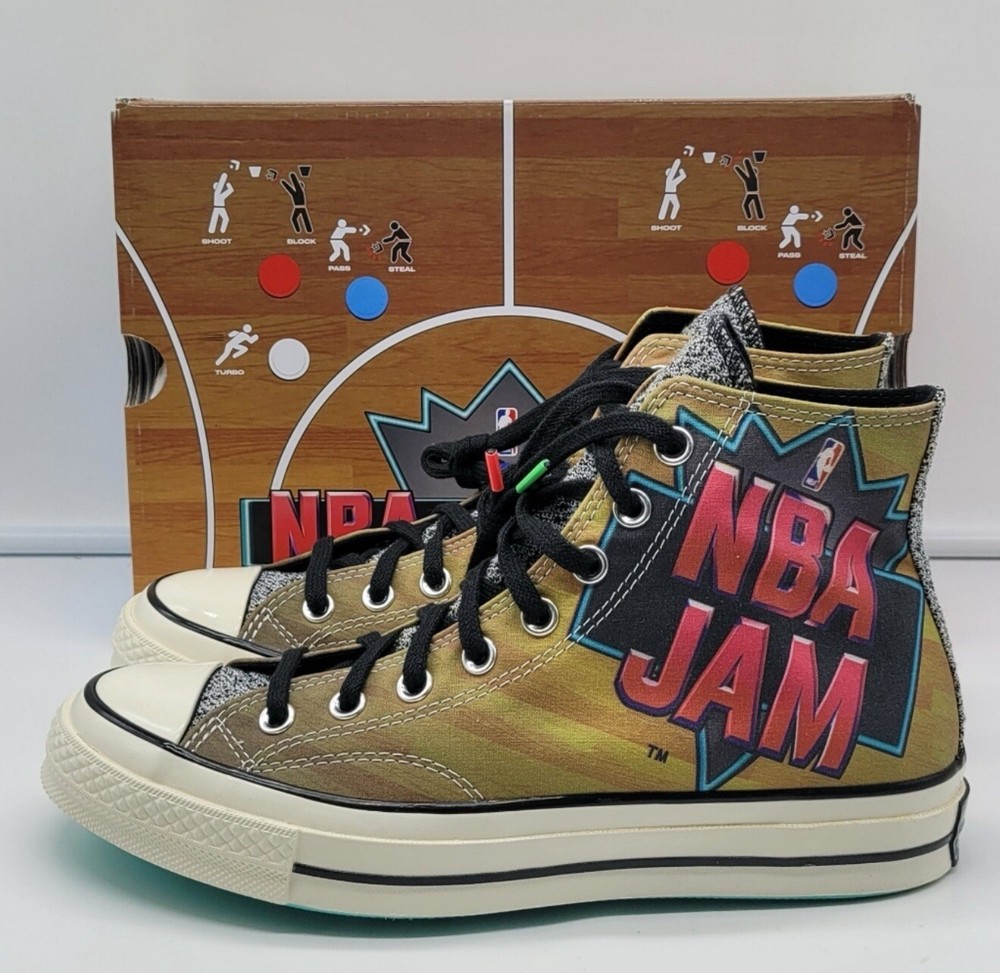 Converse All Star High x NBA Jam Chuck 70 Brown 171692C SIZE 7.5