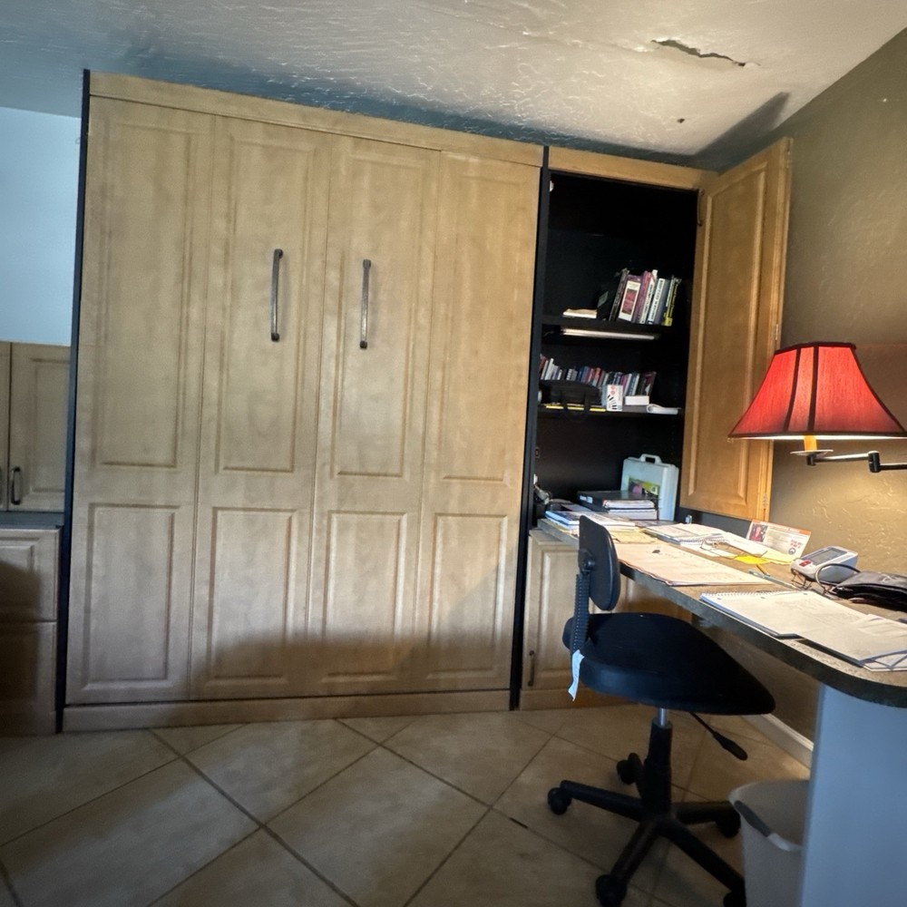 Murphy Wall Bed Springs Hinges Mechanism Hardware Desk With Four Shelf Drawers