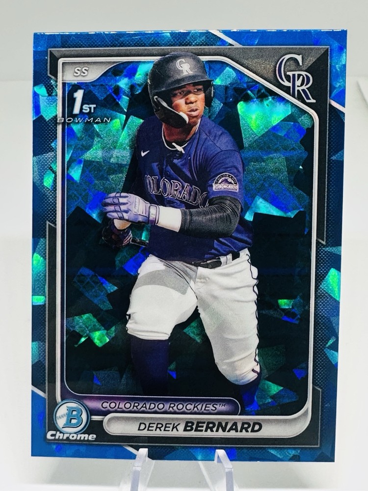 2024 Bowman Chrome Sapphire Derek Bernard BCP-225 Rookie Prospect Card
