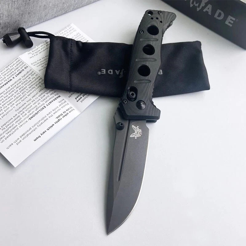 Benchmade New Mini Adamas 273GY-1 Classic Black Folding Knife