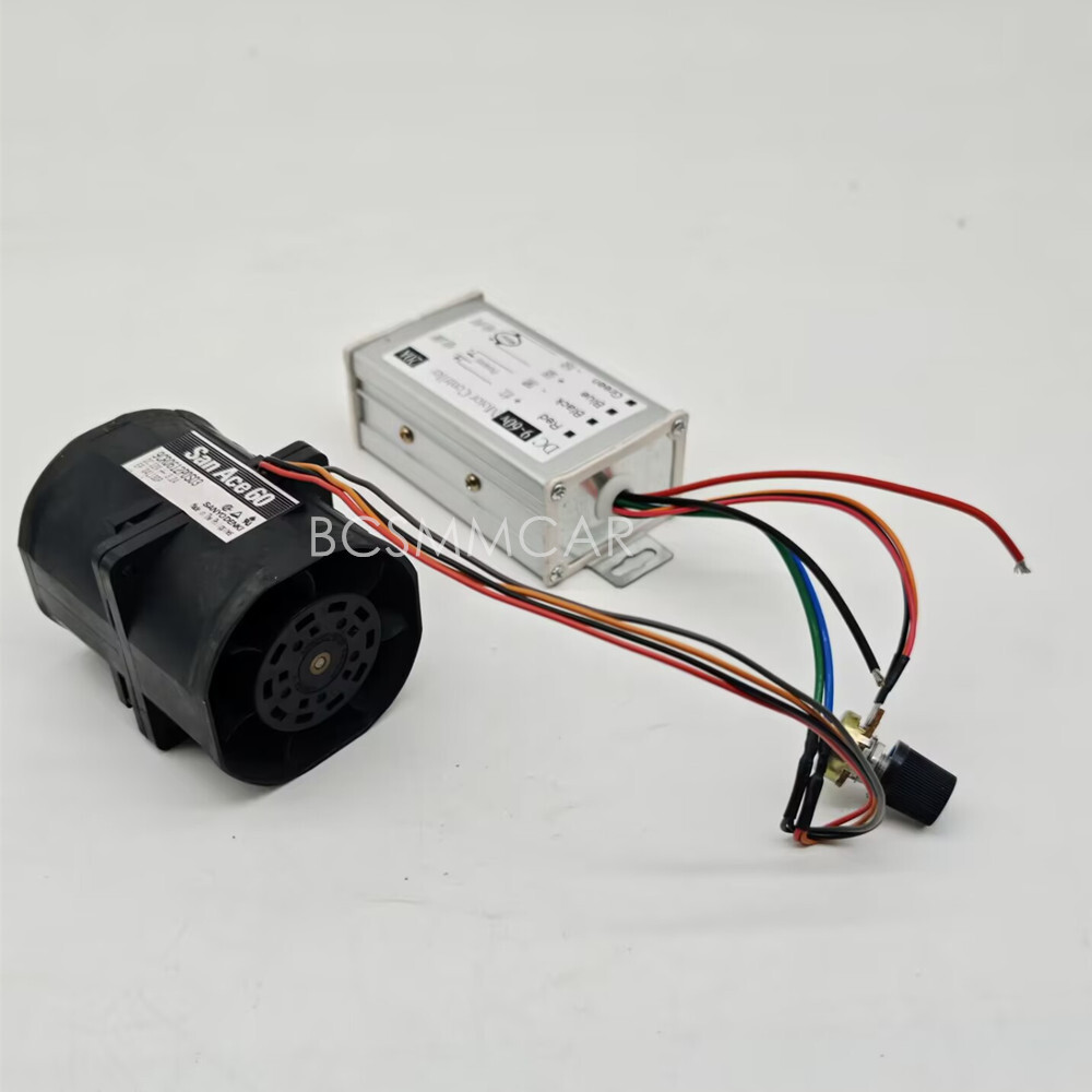 Double Fan Car Air Intake Turbo Charger Speed Control Turbine Turbonator
