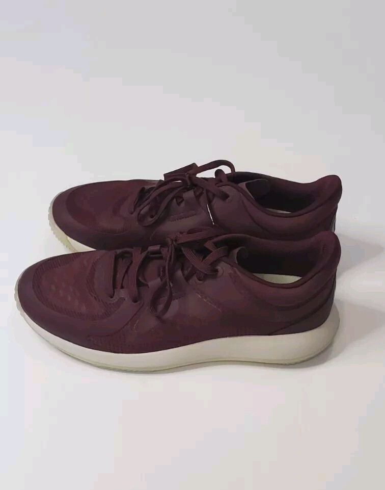 Lululemon Strongfeel Train Shoes Women Sz 8.5 Purple Maroon Mesh Running Workout
