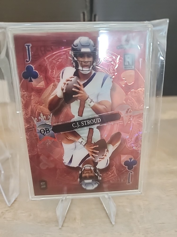 Cj Stroud 1/1 Wild Card 5 card draw stacked deck
