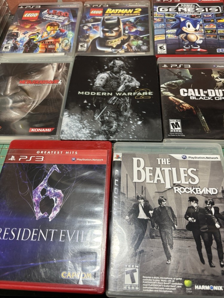 playstation 3 games lot