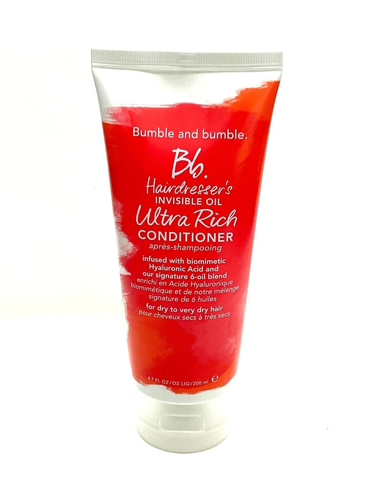 Bumble and Bumble Hairdressers Invisible Oil Ultra Rich Conditioner 6.7 oz new