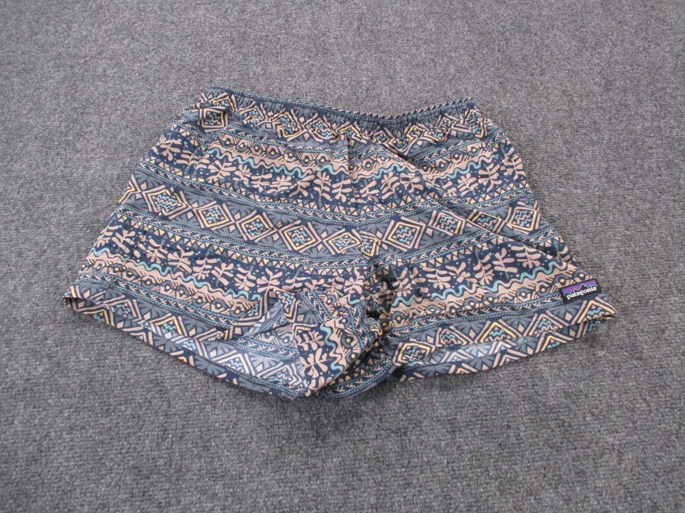 Patagonia Shorts Womens S Aztec Nylon Baggies Unlined Hiking Casual Active 57058