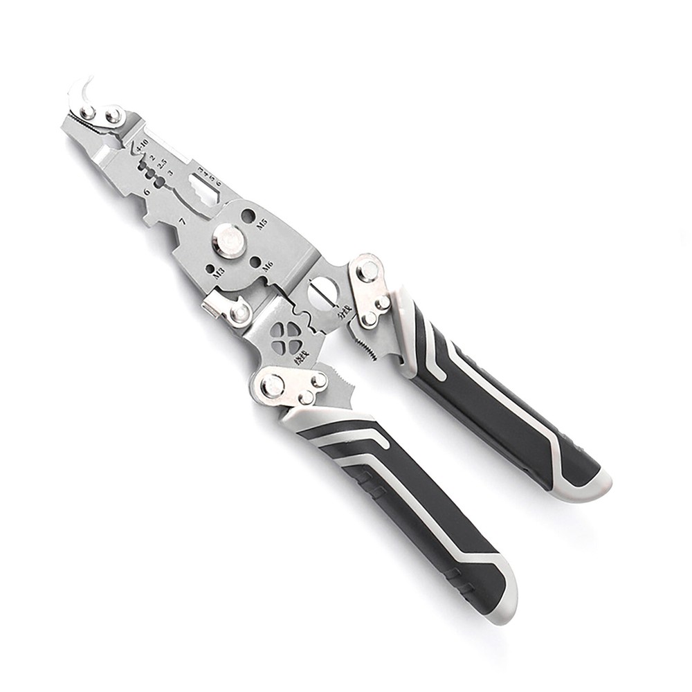 18-in-1 Foldable Wire Stripper Crimper Cutter Pliers for DIY Projects