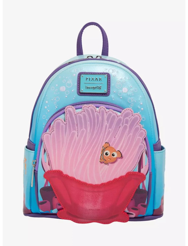Loungefly Disney Pixar Finding Nemo Anemone Mini Backpack Purse  
