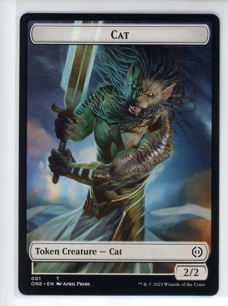 CAT TOKEN All Will Be One #1 ONE(NM+)(MTG)