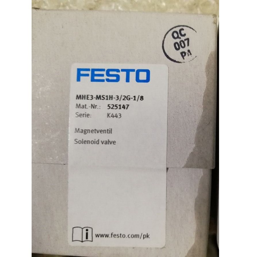 ONE New Festo solenoid valve MHE3-MS1H-3/2G-1/8 525147 Free shipping