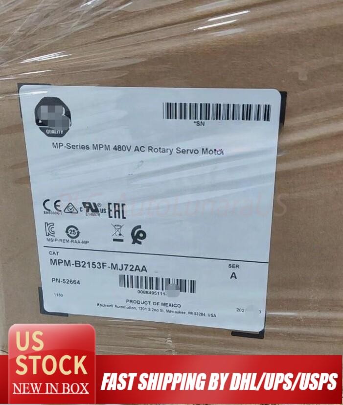 Allen Bradley MPM-B2153F-MJ72AA AB MPM B2153F MJ72AA US Free Tax