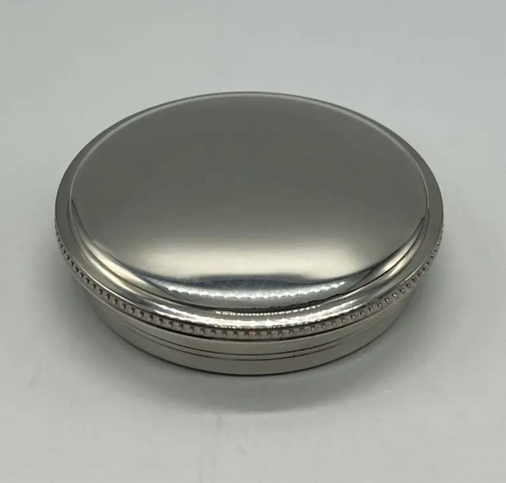 Tiffany Pewter Jewelry Box for Trinkets and Keepsakes
