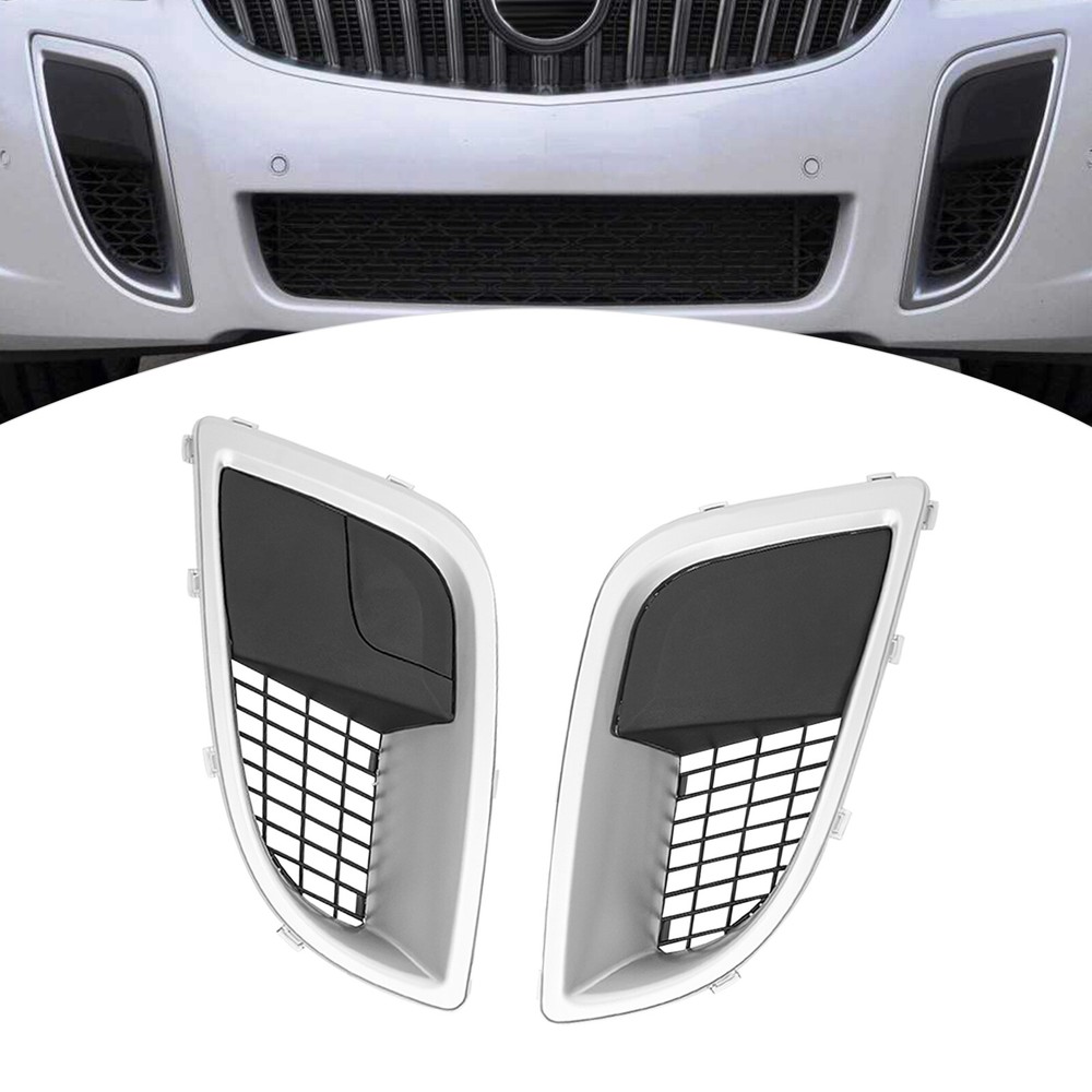 2X Bumper Fog Light Lamp Bezel Cover Fit For 2012-2017 Regal GS Buick Left&Right
