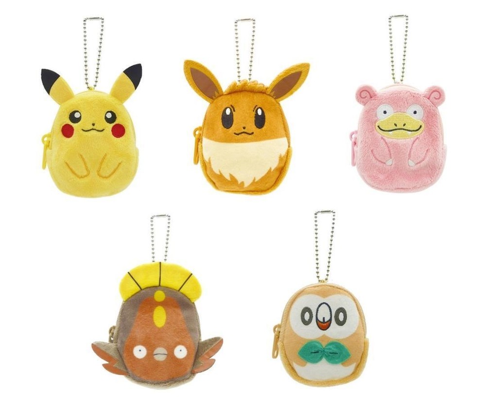 All 5 Types Set Pokemon Mini Backpack Pouch Poke Center Limited Item