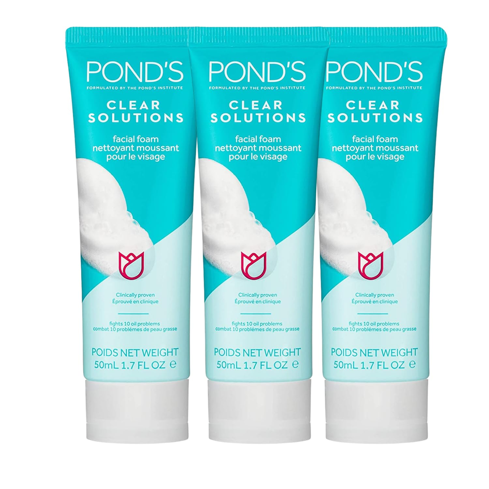 Pond'S Clear Solution, Foaming Face Wash, Removes Excess Oil, Face Cleanser