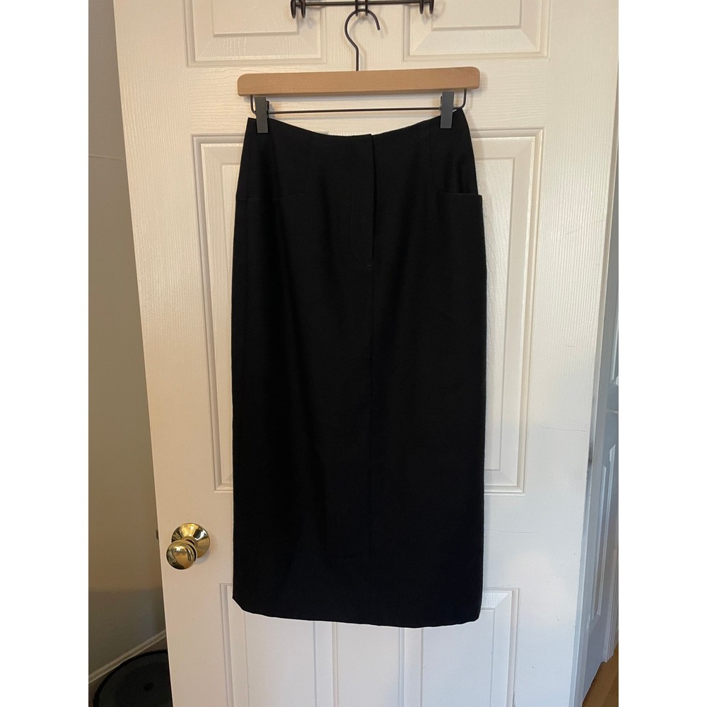 Savannah Wool Skirt Size 6 Back Split Fully Lined Style2852 Small Flaw