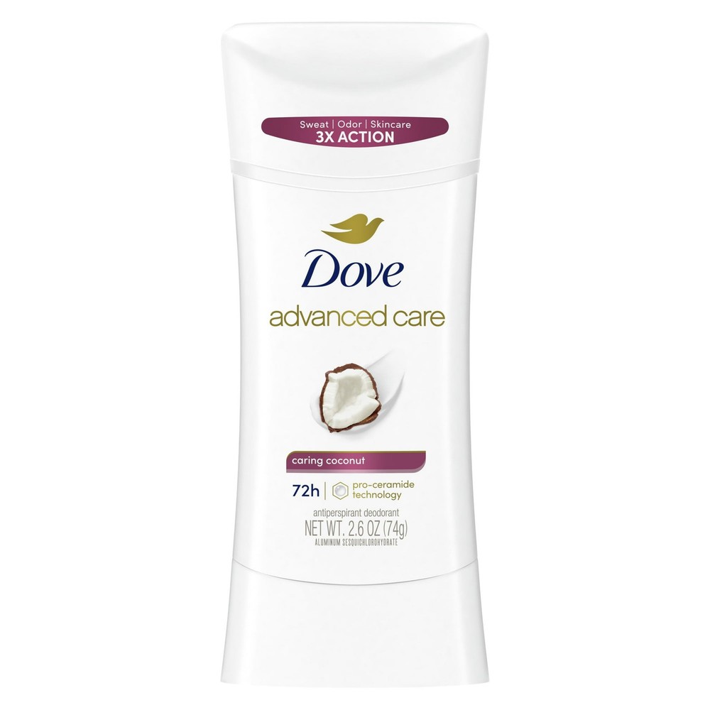 Dove Advanced Care Antiperspirant Deodorant Caring Coconut 2.6oz (6 Pack)
