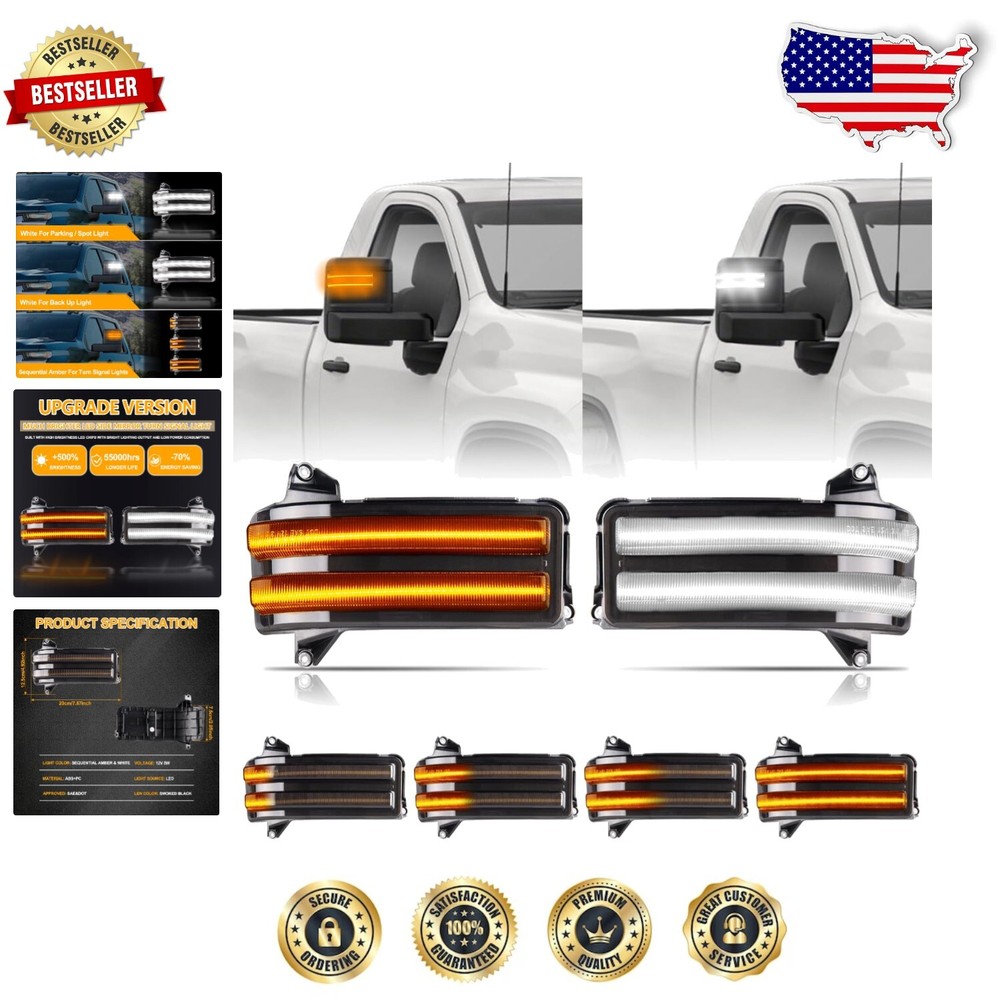 Upgrade Your 2020-2024 Silverado/Sierra with Plug-and-Play LED Mirror Turn Signals