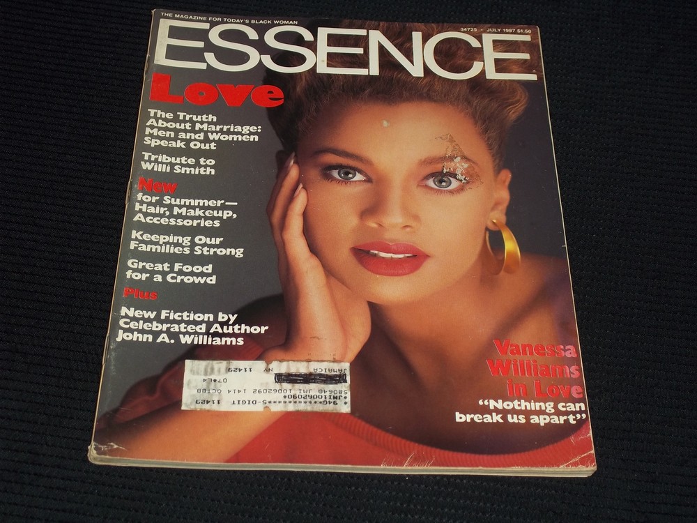 1987 July Essence Magazine with Vanessa Williams Cover - H 8647