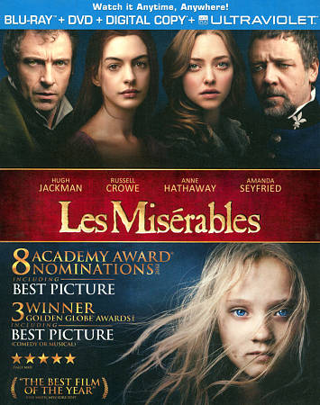 ***Les Miserables Blu Ray DVD Bonus Disc Behind The Scenes New Sealed