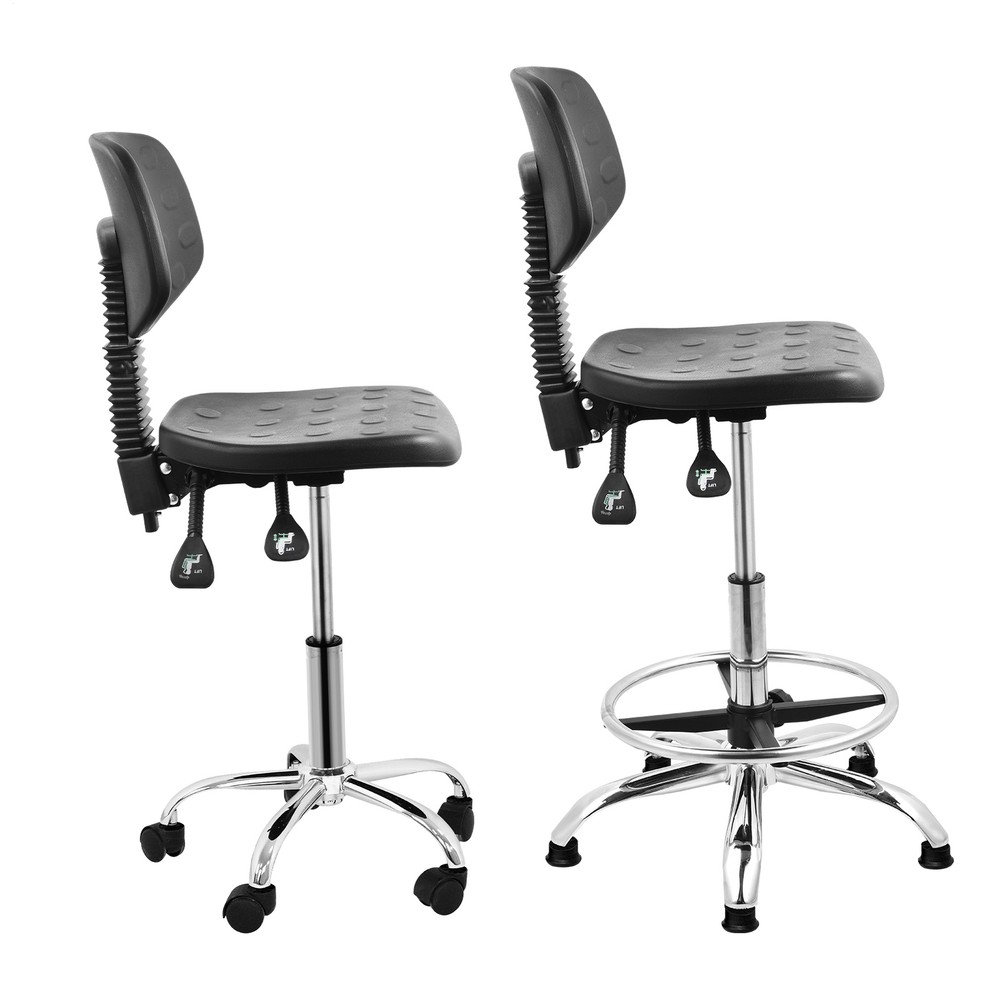 Ergonomic Drafting Chair with Foot Ring for Standing Desks or Home Offices