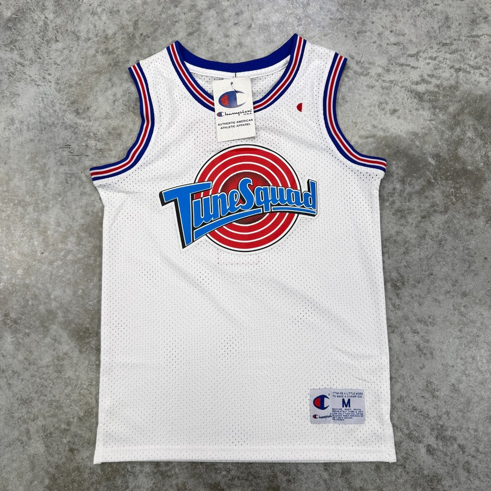 Vintage Champion Space Jam Youth Jersey Bugs Bunny Michael Jordan NWT Size Medium