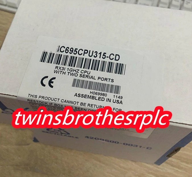 NEW IN BOX  IC695CPU315 GE FANUC CPU Module WITH Two Serial Ports FAST SHIPPING