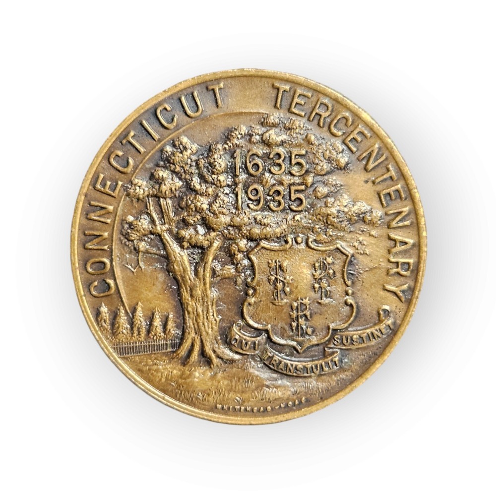 1935 Connecticut Tercentenary So Called Dollar West Haven Token