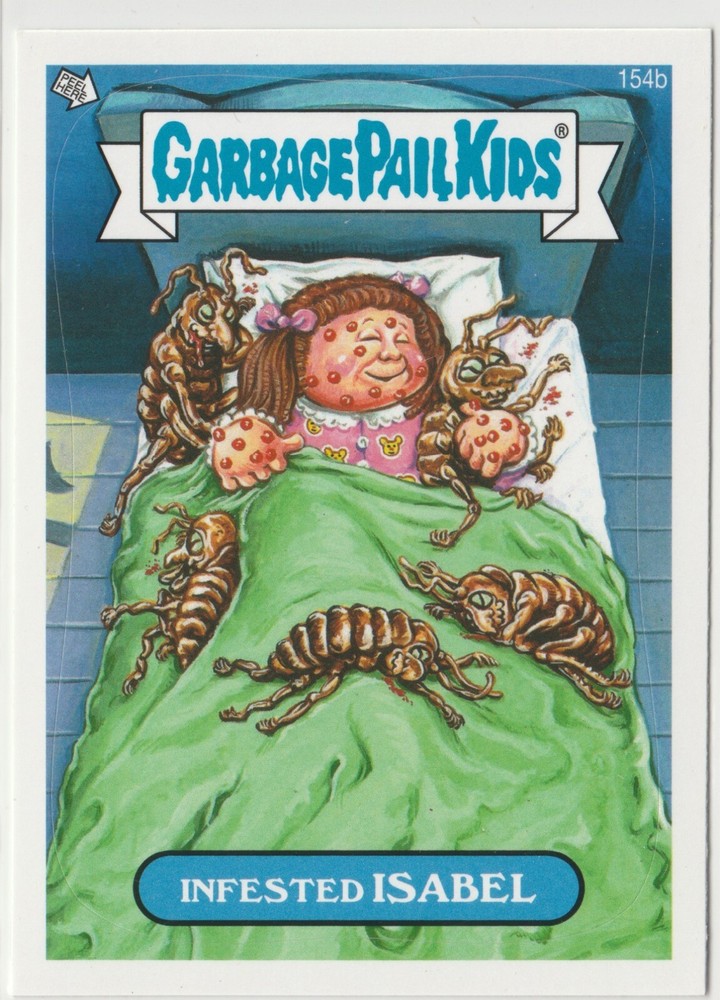Infested Isabel 154b Garbage Pail Kids GPK 2013 Series 3 BNS3 Brand New Card