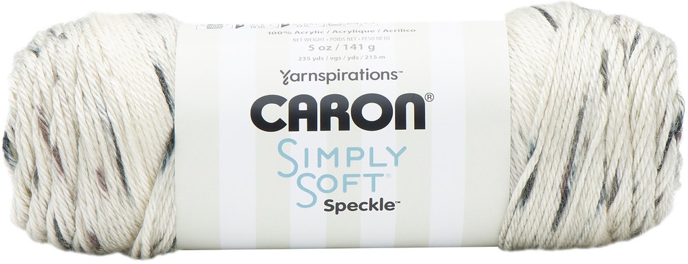 Caron Simply Soft Speckle Yarn Seashell Pack of 1 Skein