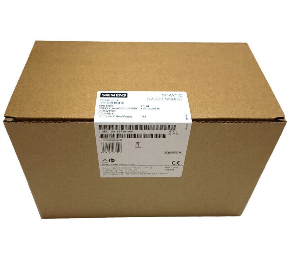 6ES7288-1SR60-0AA1 1PCS NEW SIEMENS S7-200 SMART 6ES7288-1SR60-0AA1 CPU Module